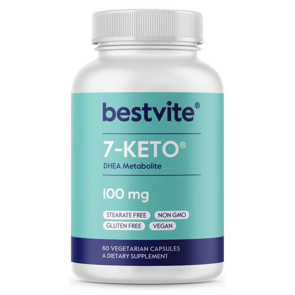 BESTVITE 7-Keto DHEA 100mg Capsule, 60 Capsules