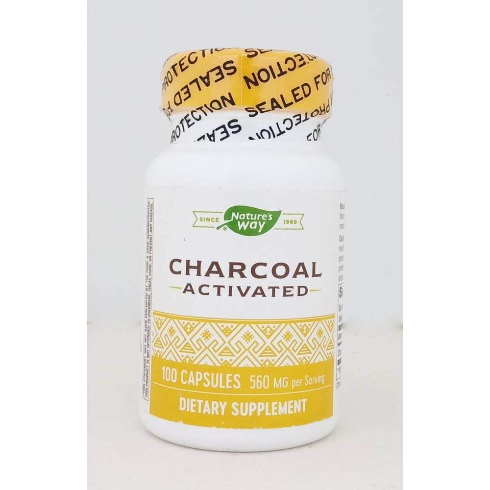 Nature's Way Activated Charcoal Hi Po 100 Capsules