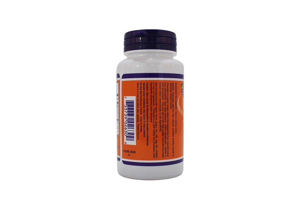 NOW Chlorella 1000mg Veg. Formula 120 Tablets