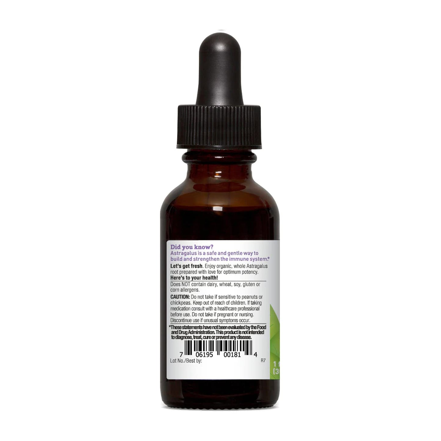 Oregon's Wild Harvest 1:4 Organic Astragalus Extract Capsule, 1 Capsule
