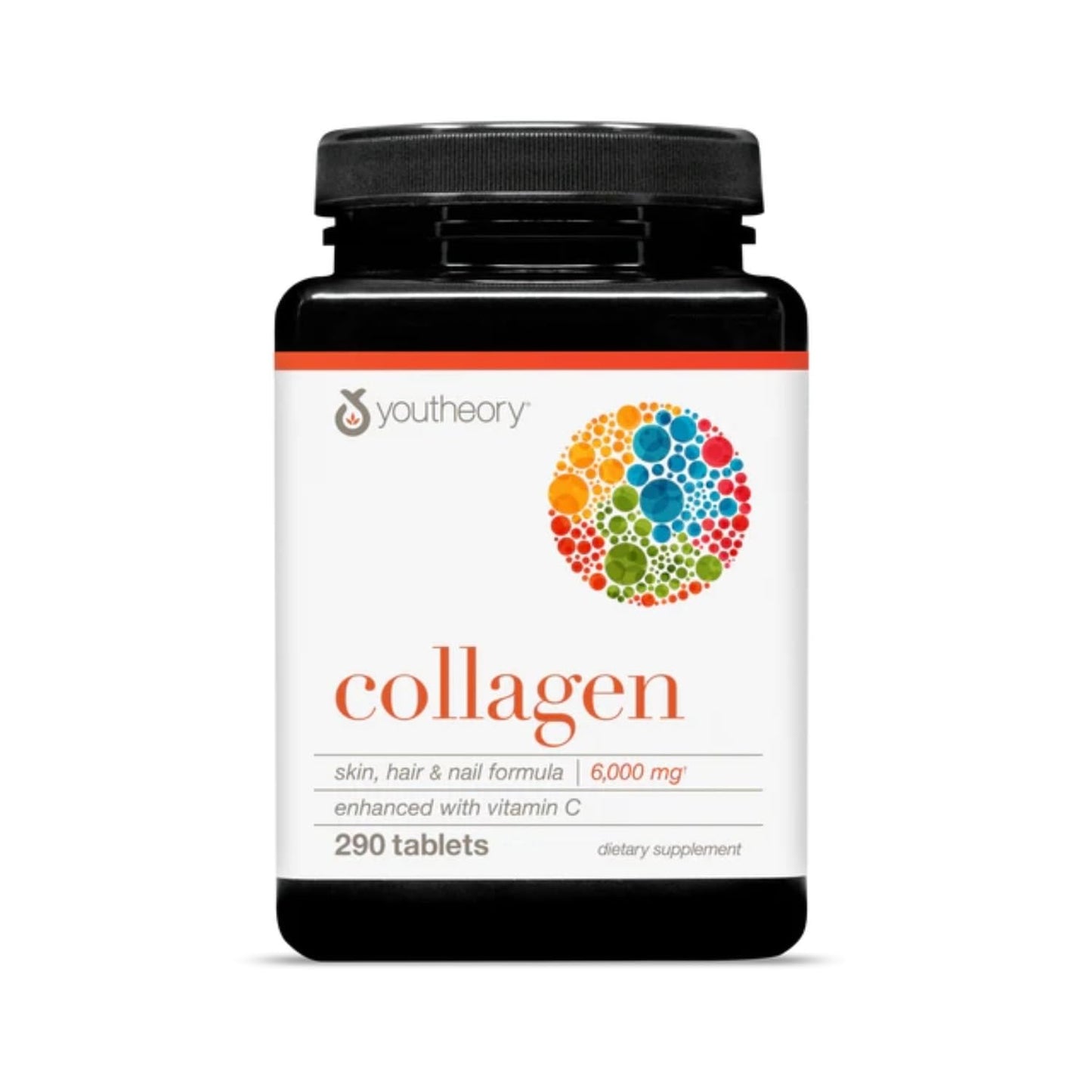 Youtheory Collagen with Vitamin C 290 Tablets