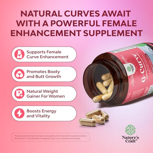 Natures Craft G-Curve Butt and Breast Growth, 180 Capsules
