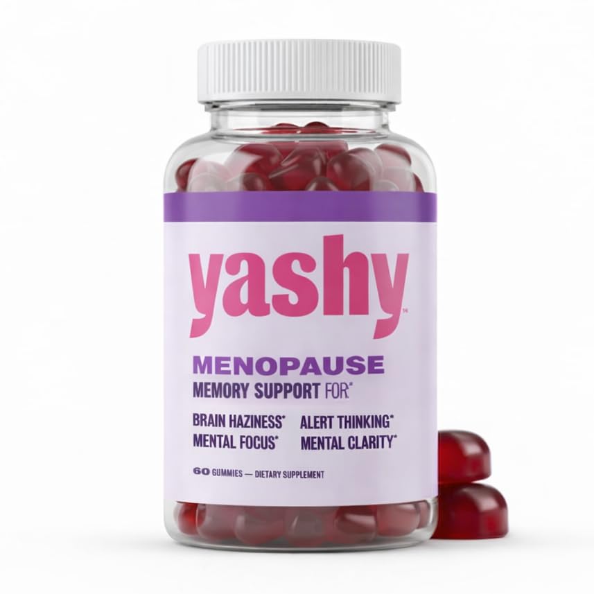 YASHY Menopause Memory Support Gummies, 60 Gummies