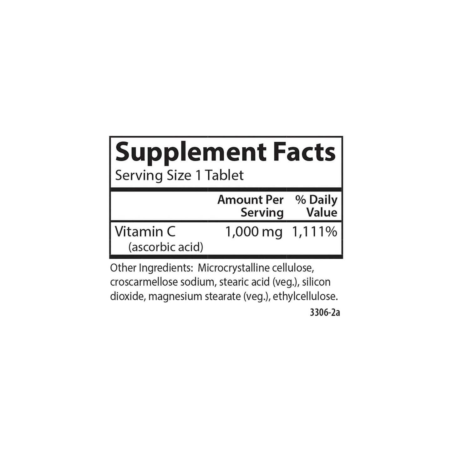 Carlson Vitamin C 1000 mg Tablets, 200 Count