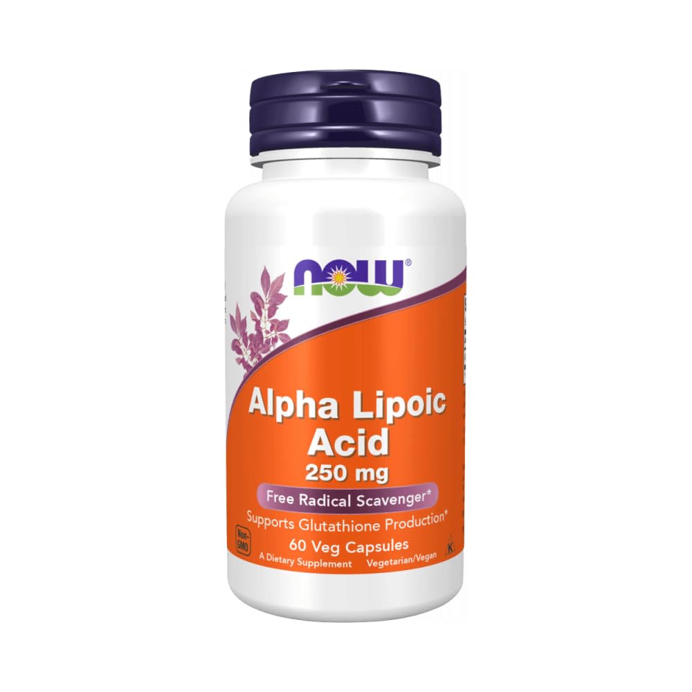 NOW Foods Alpha Lipoic Acid 250mg Capsule, 60