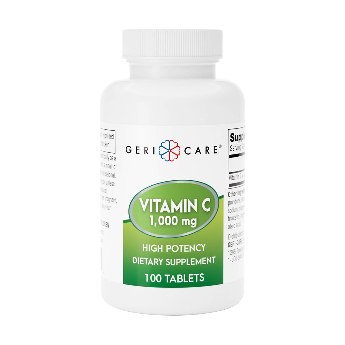GeriCare Vitamin C 1000 mg Tablet, 100 Tablets