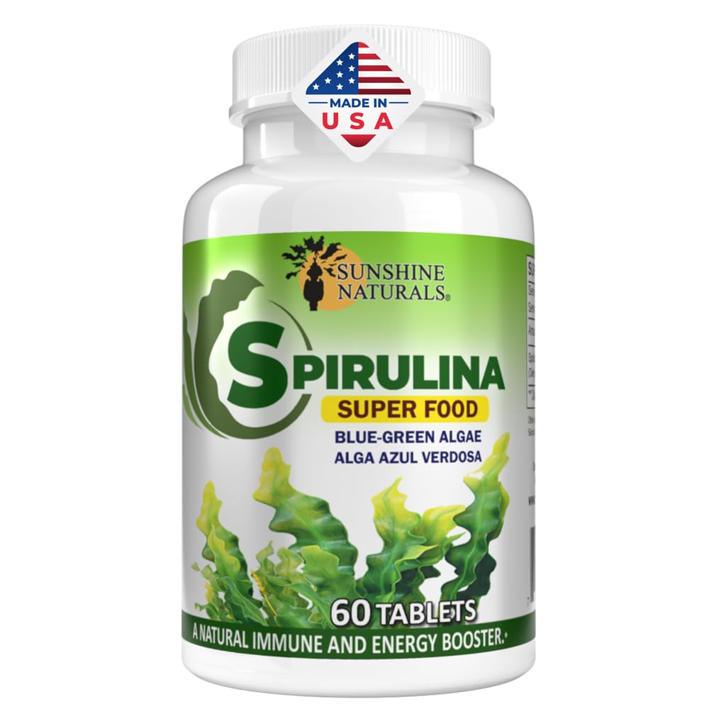 Sunshine Naturals Spirulina Tablet 60 Tablets