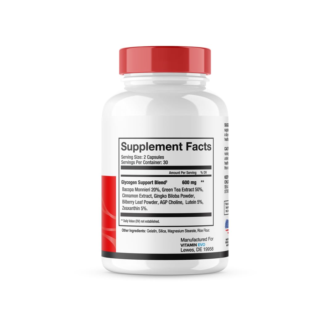 Vitamin Evo Sweet Relief Glycogen Support Capsule 120