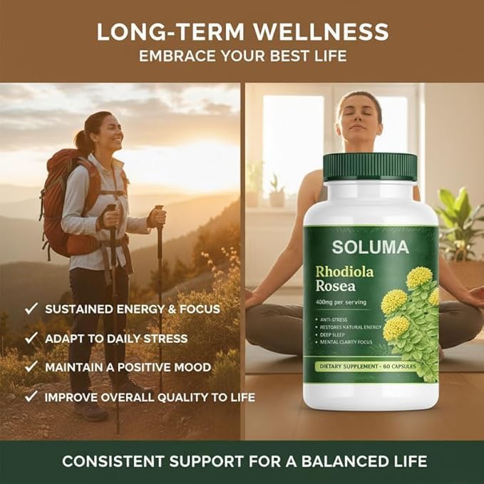 Skinclean Soluma Rhodiola Rosea Capsule, 60 Capsules