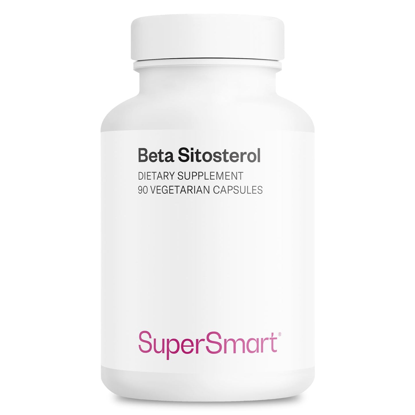 Supersmart Beta-Sitosterol Supplement 180mg per Day (Patented) - Plant Sterols - Beta-Sitosterol Extract for Men 90 Capsules