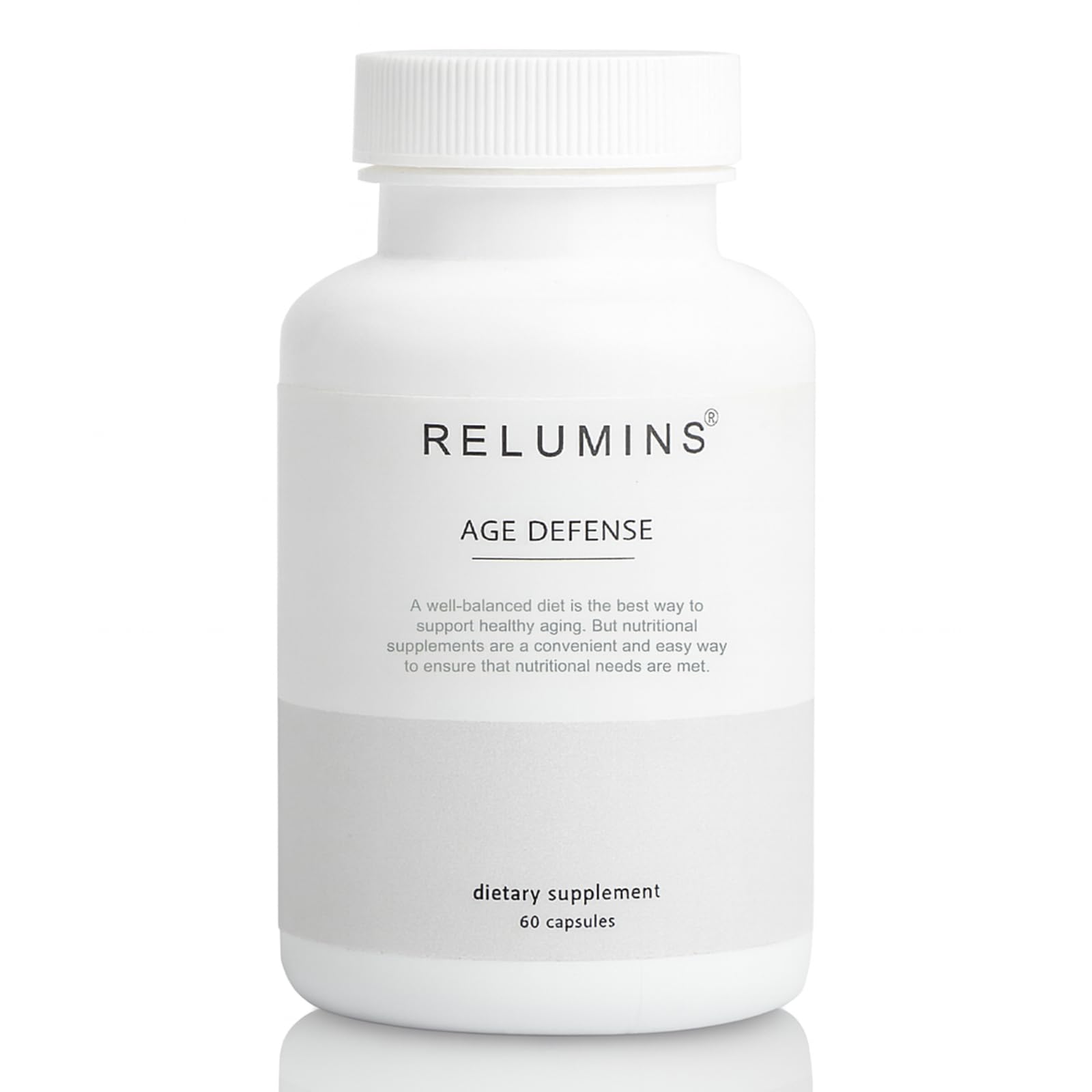 Relumins Age Defense NAD+ Supplement with NADH, CoQ10, Glutathione, Resveratrol, Fisetin, Curcumin & EGCG – Antioxidant Support, 60 Capsules