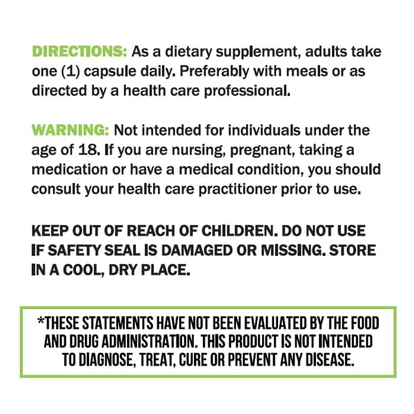 Dear Nature Cuban Policosanol 25mg Capsules, 90 Count