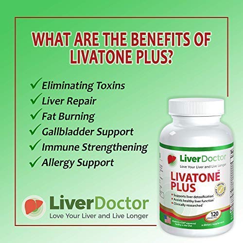 Livatone Plus Liver Detox Capsules 240 Count