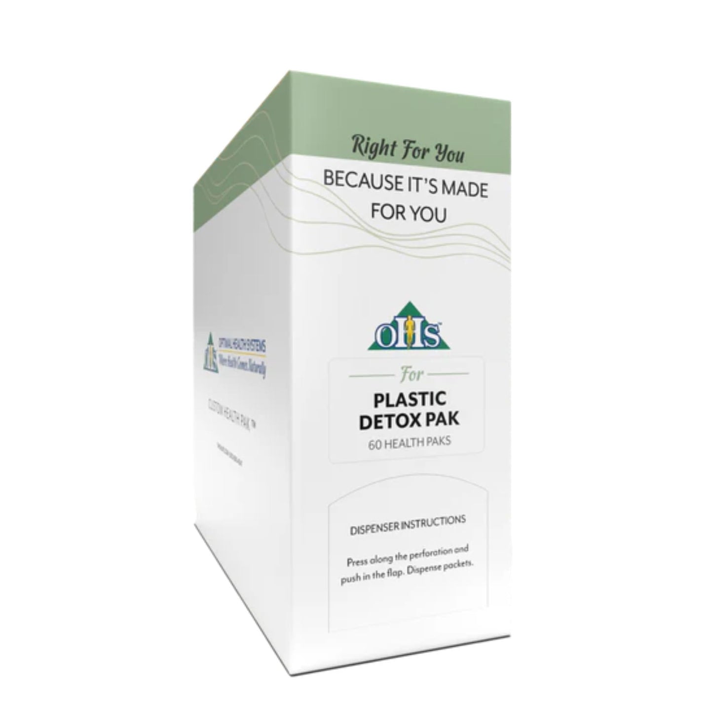Optimal Health Systems Plastic Detox Pak Capsules, 60 Count