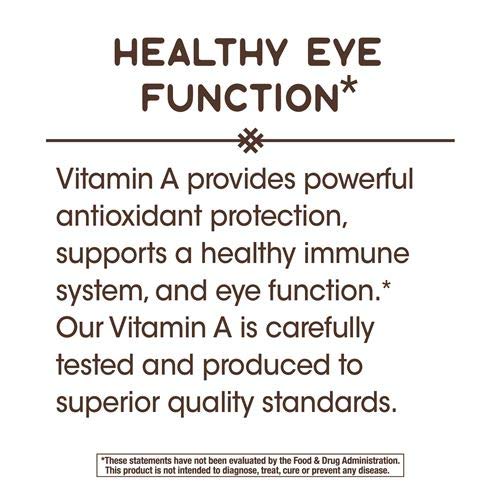 Nature's Way Vitamin A 10,000 IU Softgels, 200 Count