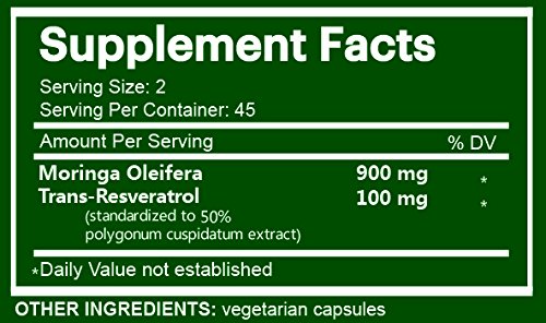 Na'trition Organic Moringa 60 Capsules