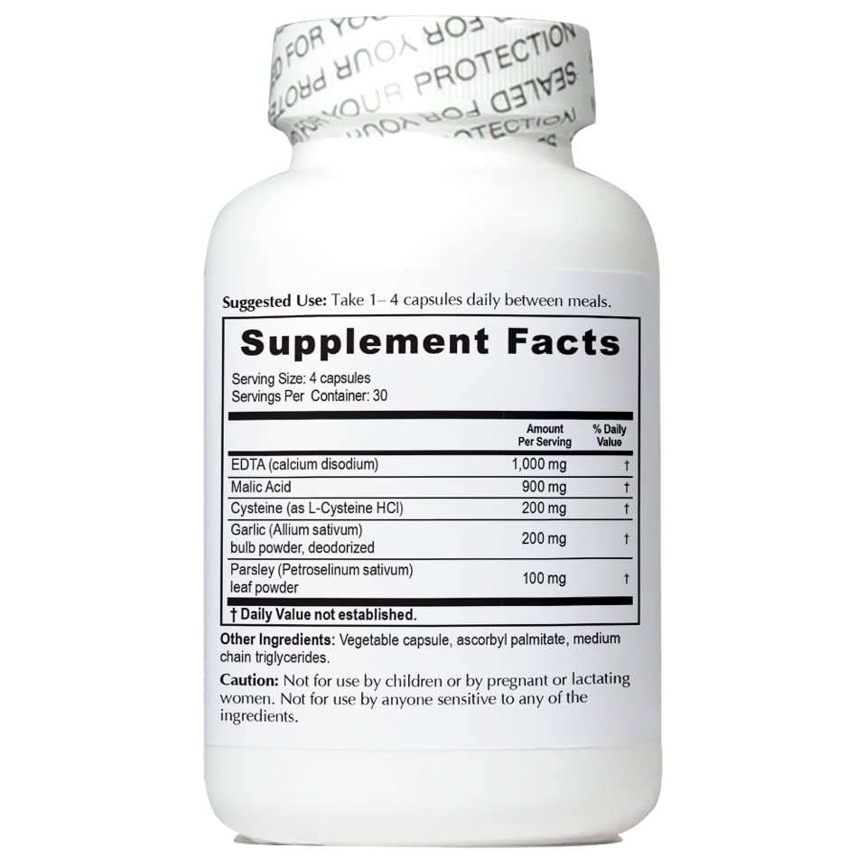 NutriCrafters Enhanced Garlic EDTA Capsules 120 Capsules