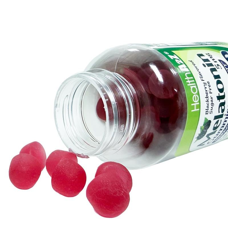 HealthA2Z Sugar-Free Melatonin Gummies Gummy 60 Count