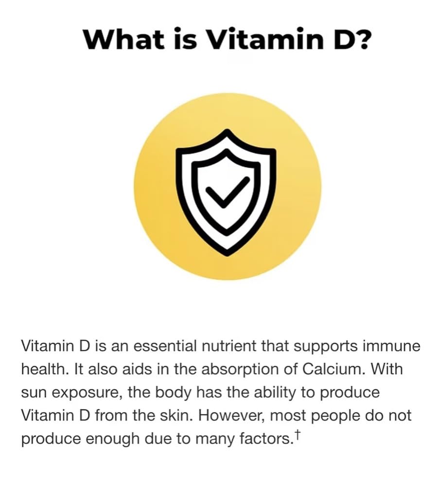 Generic Vitamin D3 25mcg (1000 IU) Softgels, 650 Count