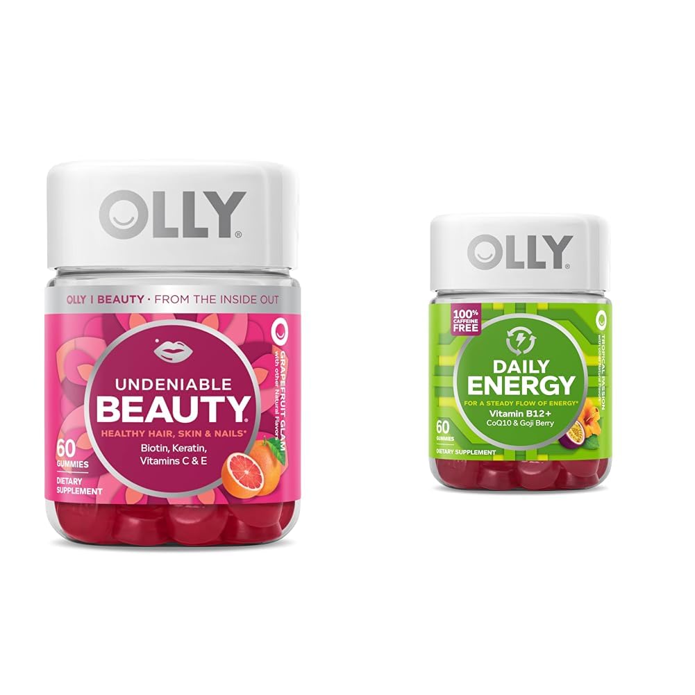 OLLY Undeniable Beauty Gummy, CoQ10, 60 Count