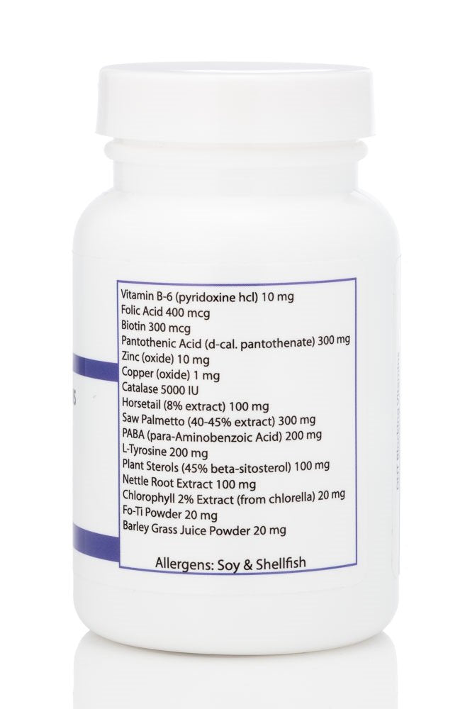 Nourish by Healthy Hair Plus DHT Blocker Vitamins Supplement, 60 Tablets