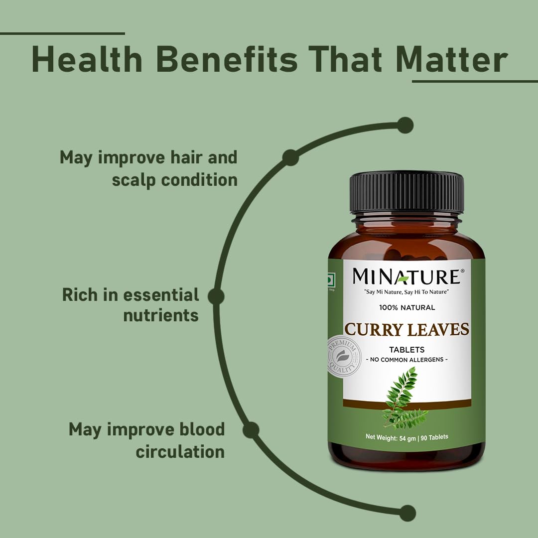 minature Curry Leaves Tablet (Murraya koenigii) 90 Tablets