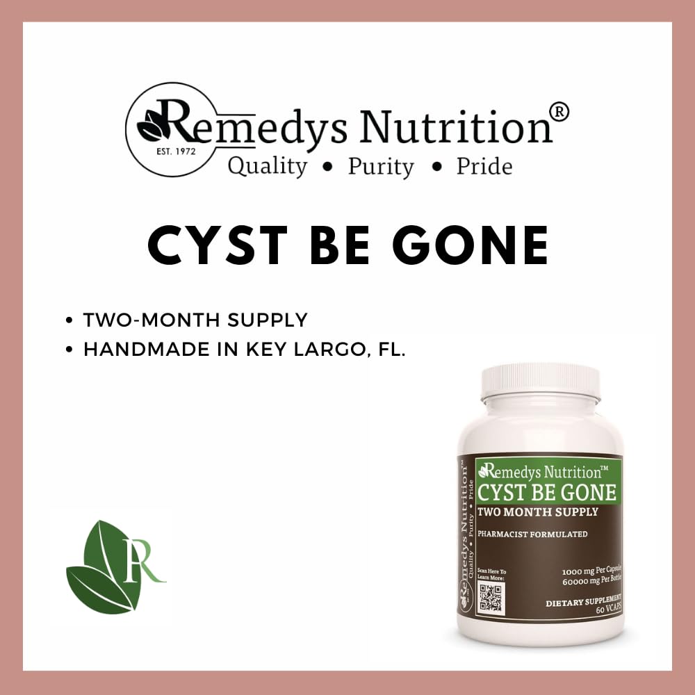 Remedy’s Nutrition Cyst Be Gone 60 Capsules