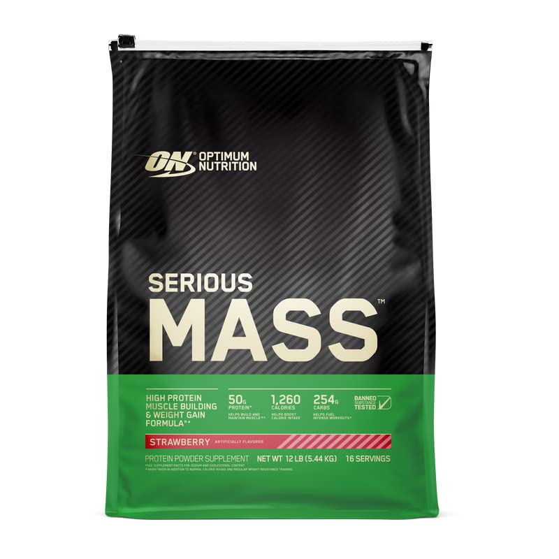 Optimum Nutrition Serious Mass Weight Gainer Protein Powder, 5450 g