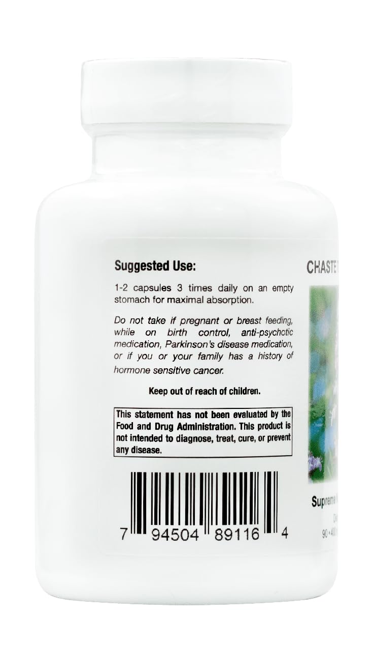 Supreme Nutrition Chaste Tree Supreme Capsule 90 Count