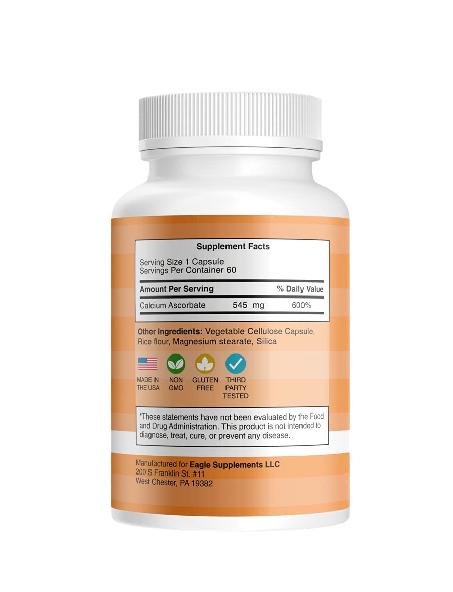 Eagle Vitamin C Capsules, 60 Count