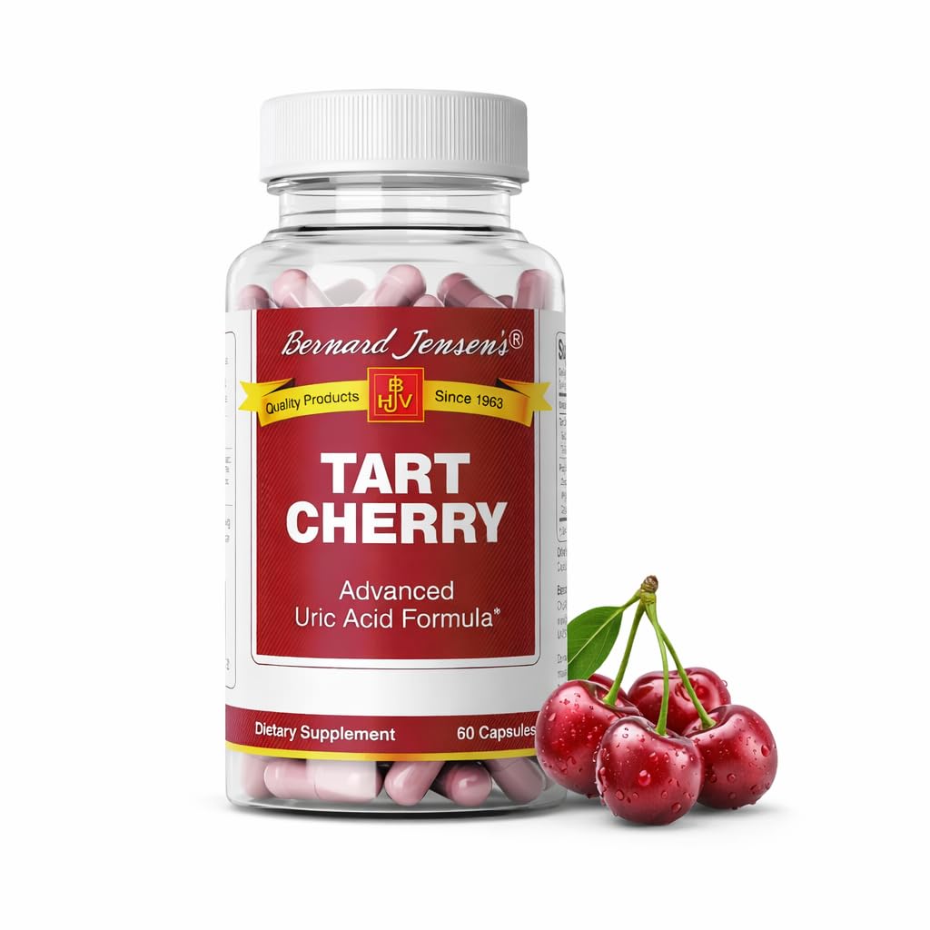 Bernard Jensen's Tart Cherry Uric Acid Formula 60 Capsules