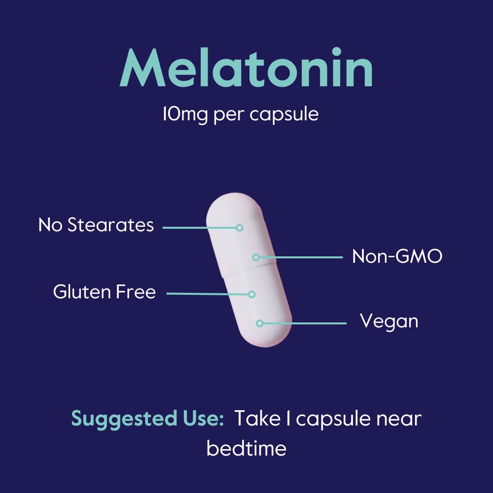 BESTVITE Melatonin 10 mg Veg Caps, 360 Count