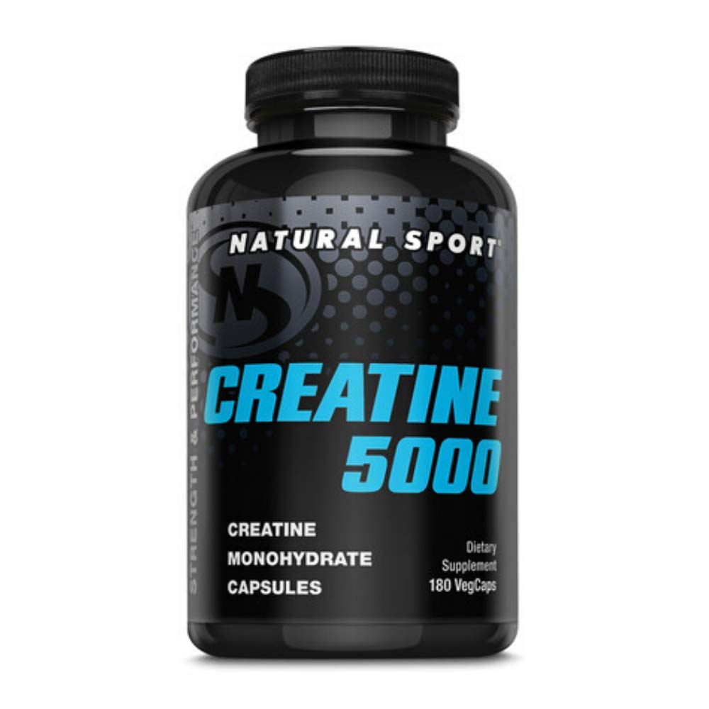 Natural Sport Creatine 5000 Vegetarian, 180 Capsules