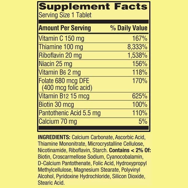 IKJ Super Vitamin B-Complex Tablet, 60 Count