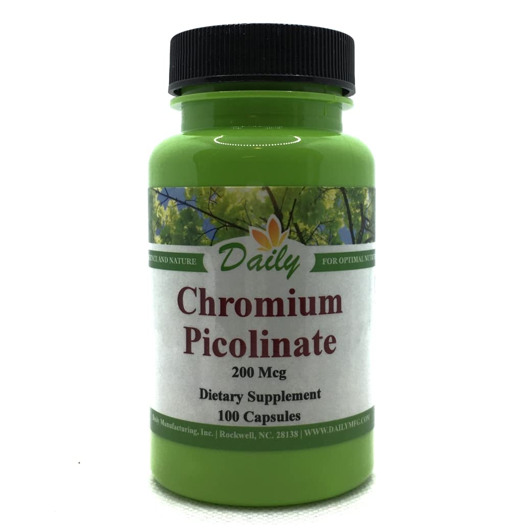Daily Manufacturing Chromium Picolinate Capsules 100