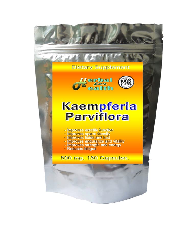 Generic Kaempferia Parviflora-Black Ginger-Black Galangal-krachai Dum in Thai 500 Mg Caplets, 180 Count