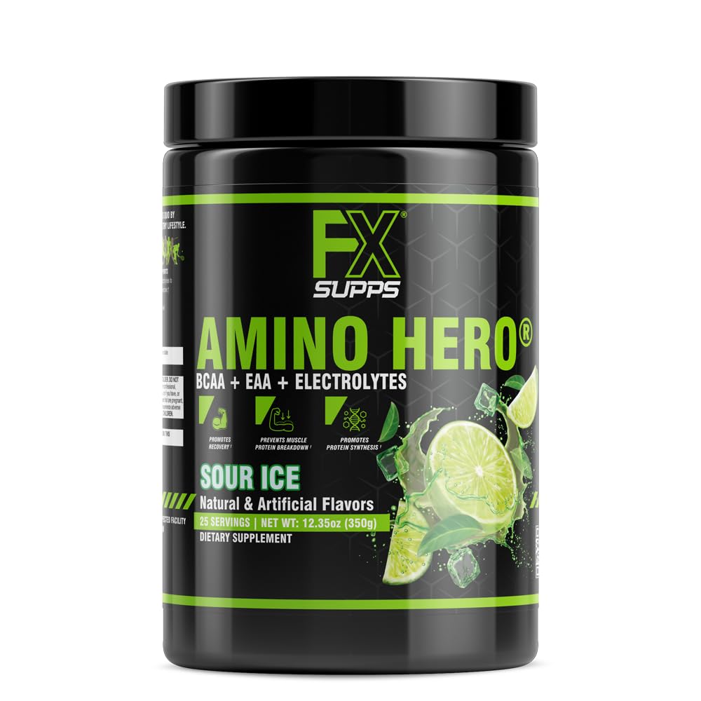 FXSUPPS Amino Hero Sour Ice Powder 19.0479 Servings