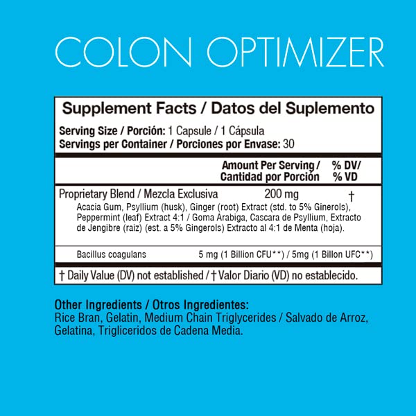 Yes You Can! Probiotics Colon Optimizer Supplement Capsules, 30 Count