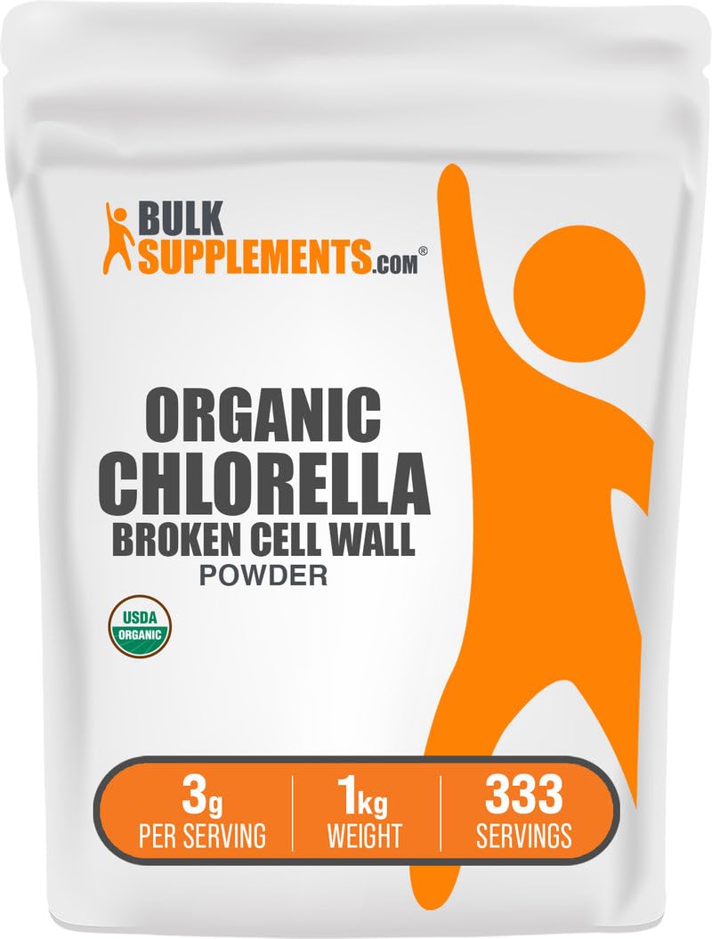 BulkSupplements Organic Chlorella Powder, 35.27 oz