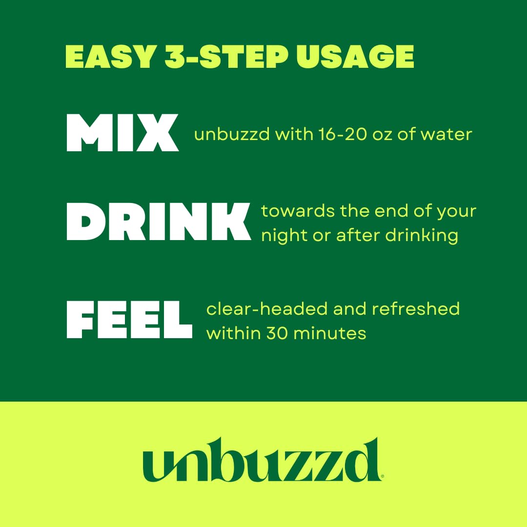 unbuzzd Clear-Eyed Citrus Powder 1.47 oz