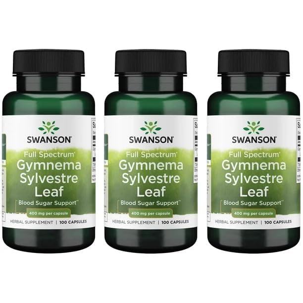 Swanson Full Spectrum Gymnema Sylvestre Leaf - Traditional Ayurvedic Herb VEGAN CAPSULES 300