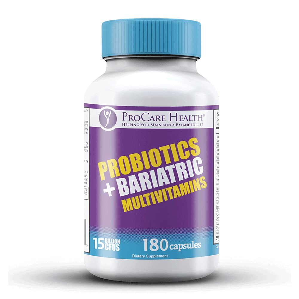 ProCare Health Bariatric Multivitamin + Probiotics Capsule, 180 Count