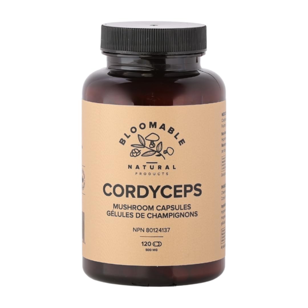 Bloomable Cordyceps Mushroom Capsules, 120 Capsules
