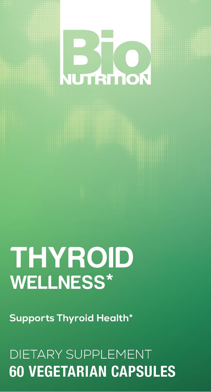 Bio Nutrition Thyroid Wellness Vegetarian Capsules, 60 Capsules