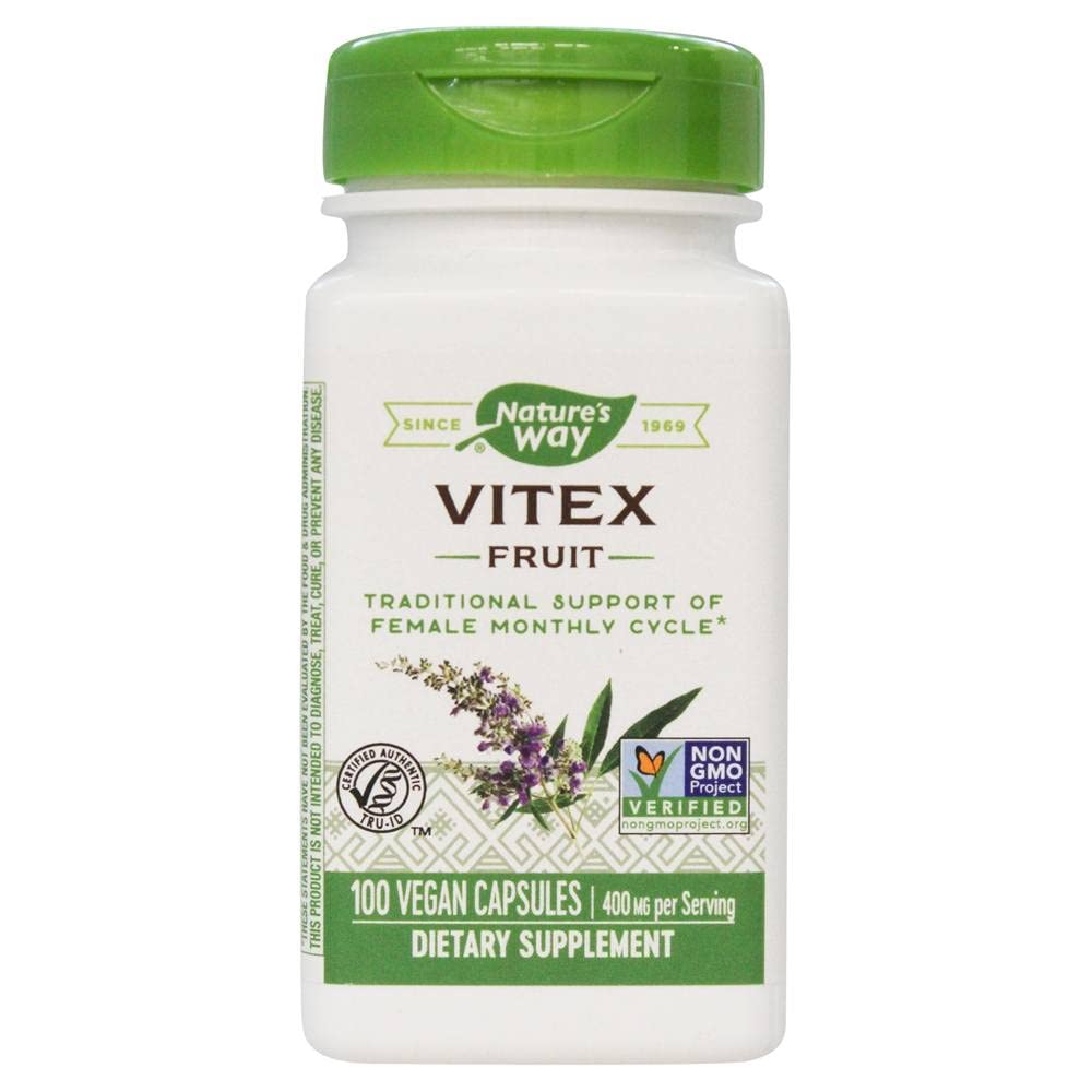 Nature's Way Vitex Fruit Capsule 1 Count