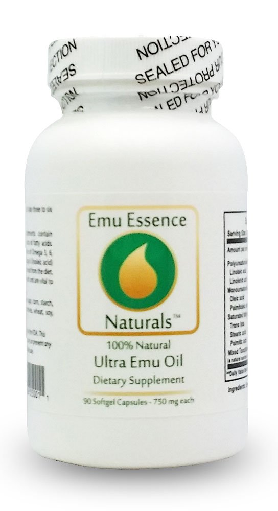 Uniquely Emu Emu Essence Emu Oil Capsules 90 Count