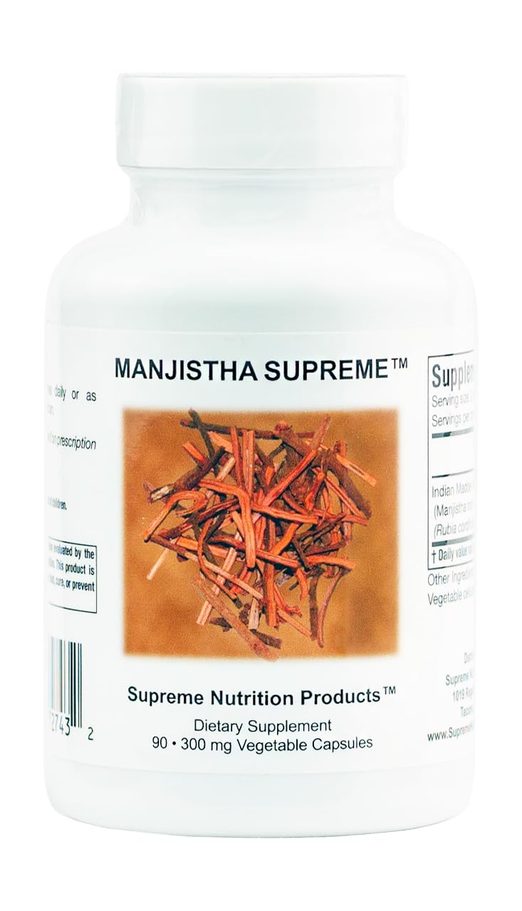 Supreme Nutrition Products Manjistha Supreme Capsules, 90 Count