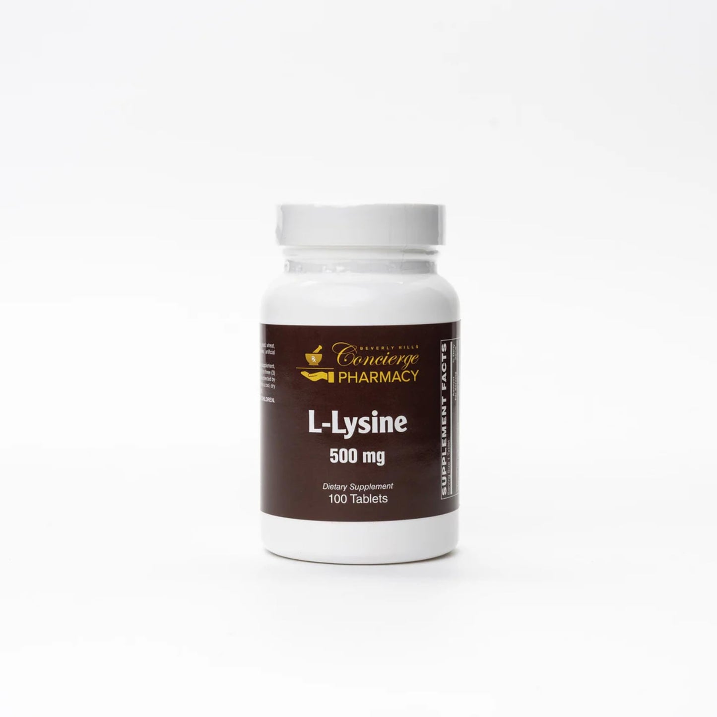Generic L-Lysine 500 mg Tablets, 100 Count