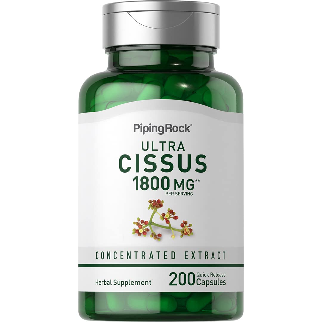 Piping Rock Cissus Quadrangularis Supplement Capsule, 200 Capsules