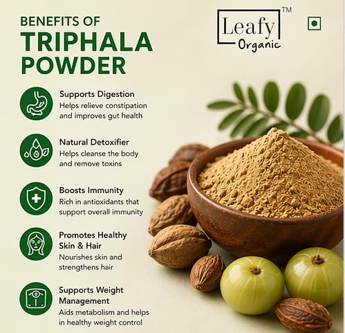 Leafy Organic Triphala Powder 16 Oz
